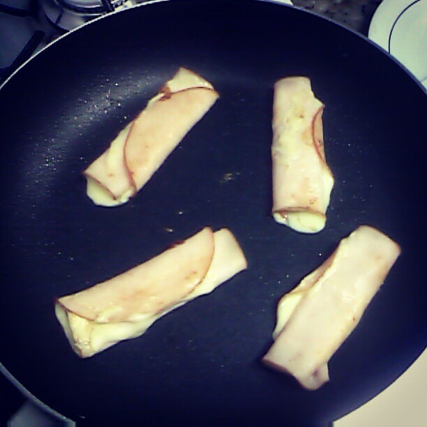 Enroladinhos prontos :D