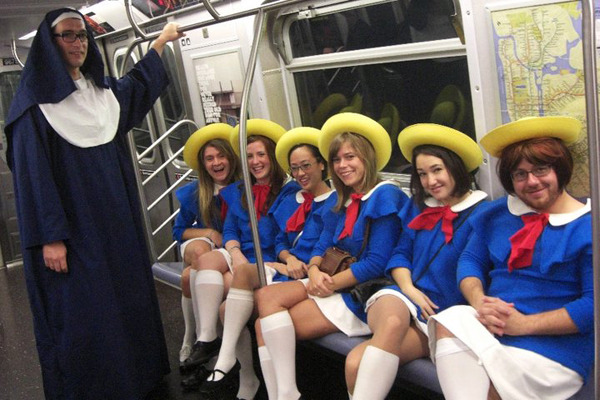 It's-A Me, Uh. Hmm. — “We dressed up as the book Madeline, with six...