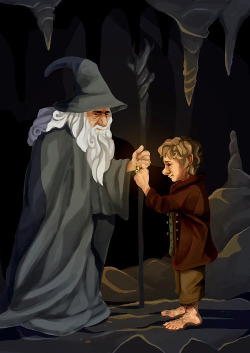 This was a request too, Bilbo and Gandalf from J.R.R Tolkien&rsquo;s The Hobbit.