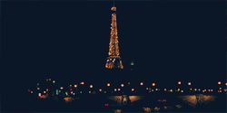 pcnacea:  Eiffel Tower at night. 