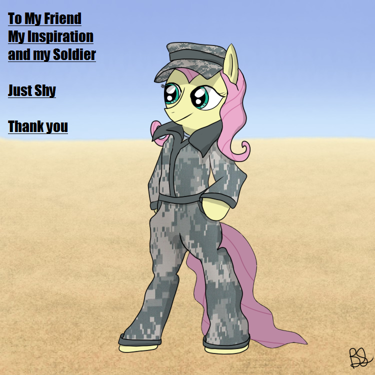 To my FriendMy InspirationAnd our Soldier Just ShyThank you Fan art / Tribute I have