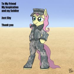 To My Friendmy Inspirationand Our Soldier Just Shythank You Fan Art / Tribute I Have