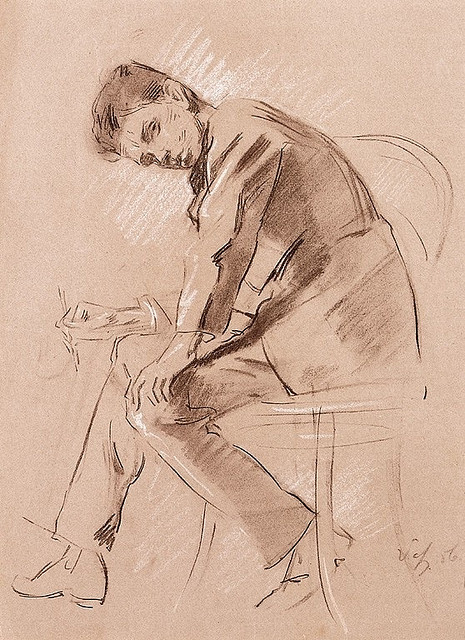 blastedheath:  János Vaszary (Hungarian, 1867-1938), Self-portrait 