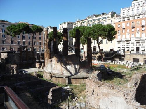 Temple of Fortuna Huiusce Dieibuilt in 100 BC by general Lutatius Catulus. It was erected to commemo