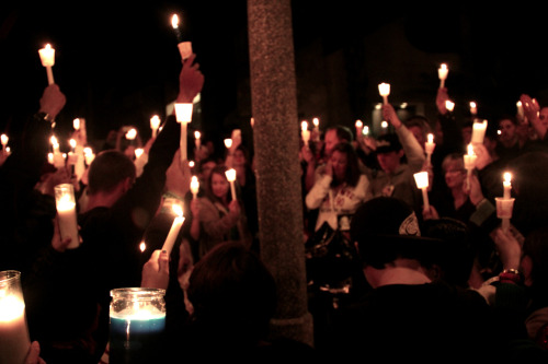 death-c0re:   Cheers to Mitch Lucker. The family of Mitch gave fans the opportunity to say what they felt for Mitch and what he meant to them. Lots were sharing their stories whether they were sad or just funny things that they went through with him.