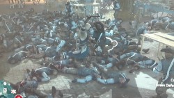 taskforcesexy:  jmiah0192:  So I was playing Assassins Creed 3 and I had a level 3 notoriety level so I was just walking down the steet and these guys just came and attcked me. At first I was like this’ll be easy its only a couple guys. Then as I kept