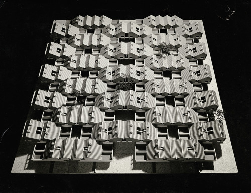 fractalized: Model of Kasbah housing, Hengelo, The Netherlands, 1974. Architect Piet Blom. NAi Coll