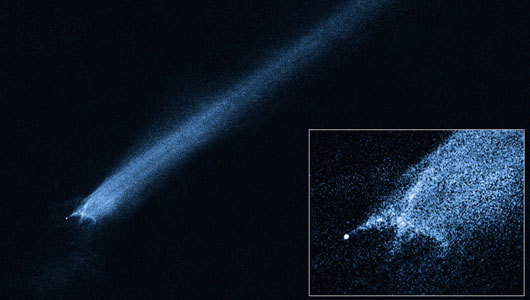 Near-Earth asteroid loses its magnetic mojo
Asteroid 2201 Oljato used to cause a flurry of magnetic activity when it arrived inside Venus’ orbit, but a probe no longer picks up the odd phenomenon.