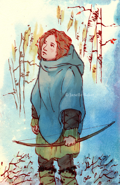 Agnes in Winter (2012) by Janelle Baker | Follow this artist on Tumblr