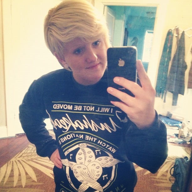 I smell like a guy now&hellip;