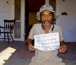 theatlantic:  sandykatrina:  John’s home never lost power during Katrina, but a block down they did - he was lucky.  But he did evacuate to just north of Baton Rouge for the storm.  When he came back, he said all the leaves off the Oak in his front