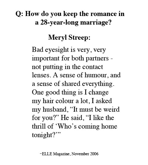 theunwillingminimalist:  Meryl Streep And Her Different Hair Colors (the GIF is