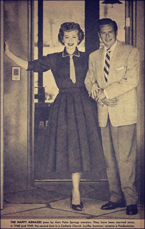 Lucy and Desi,Parade magazine 1957from the Library of Congress I Love Lucy exhibition, Lucy’s 