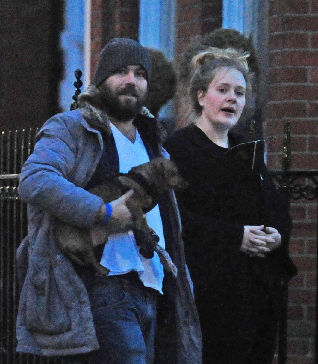 adelexlondon:  HQs: Adele &amp; Simon Konecki out in London.