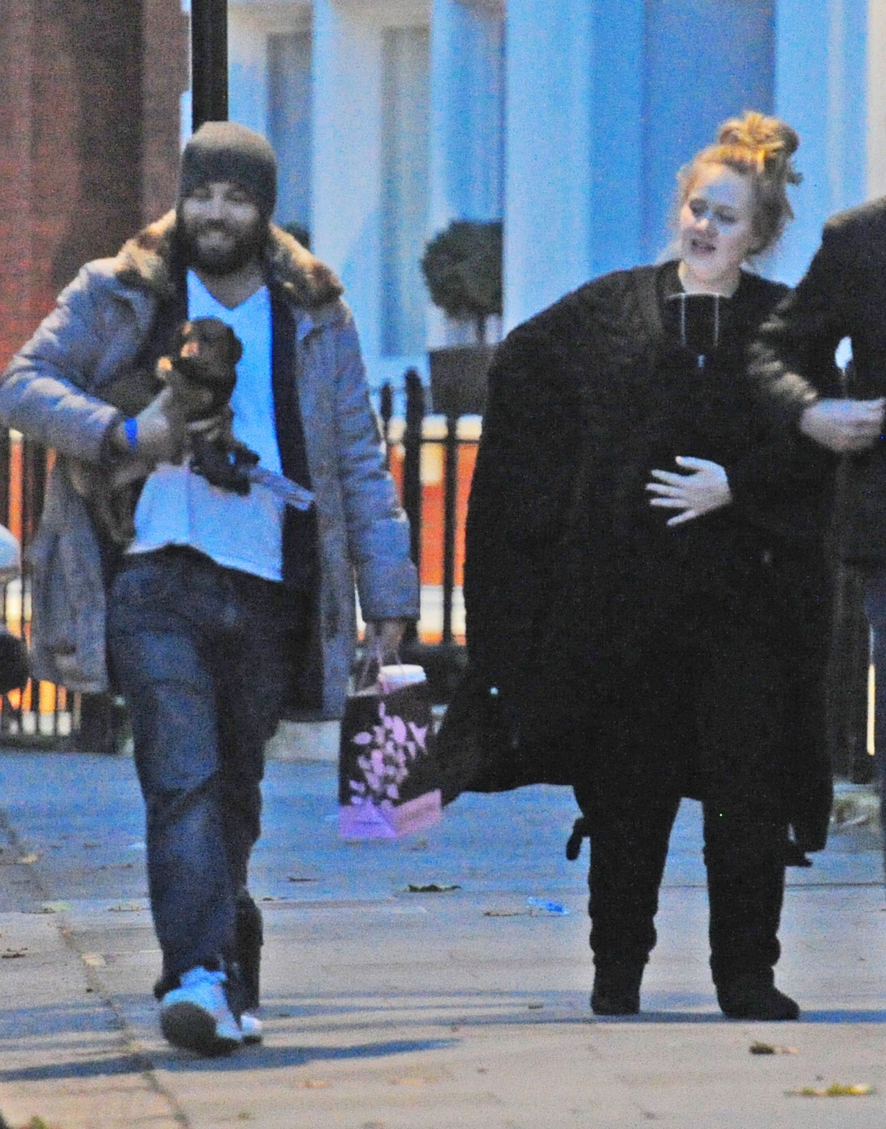 adelexlondon:  HQs: Adele &amp; Simon Konecki out in London.