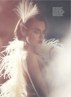 inspirationgallery:  The Beautiful &amp; Damned. Zuzana Gregorova by David Bellemere for Marie Claire uk march 2012 