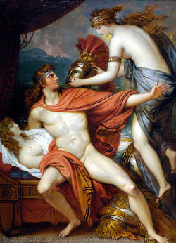 Pmikos:  Thetis Bringing The Armor To Achilles, 1804. Benjamin West (1738–1820).