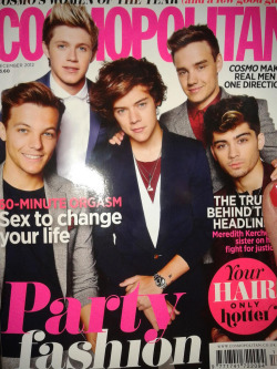  Photo: One Direction on the cover of Cosmo