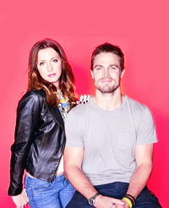 amnell:  Stephen Amell and Katie Cassidy 