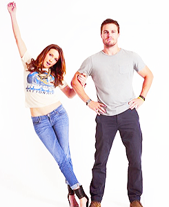 Amnell:  Stephen Amell And Katie Cassidy 