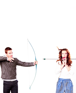 amnell:  Stephen Amell and Katie Cassidy 