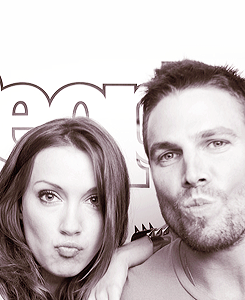 amnell:  Stephen Amell and Katie Cassidy 