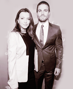 amnell:  Stephen Amell and Katie Cassidy 