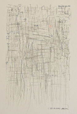 bblacha:  love letters 8 (series) by Josias Scharf on Flickr. pigment, graphite on paper berlin 2012 