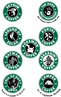 royalbrosart:  Video Games “StarBucks”