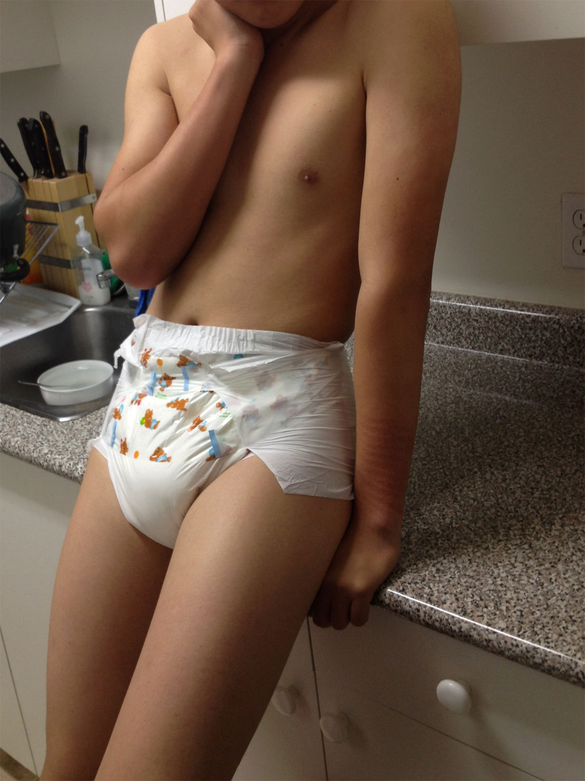 Teen girl diaper punishment