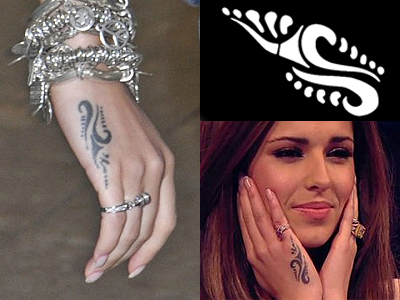 Cheryl cole tattoo hi-res stock photography and images - Alamy