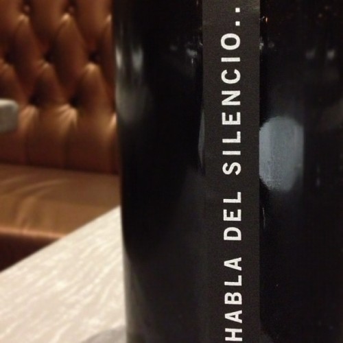 Habla del silencio … #extremadura #vino #tinto #syrah #sauvignon #tempranillo (at Naguar)