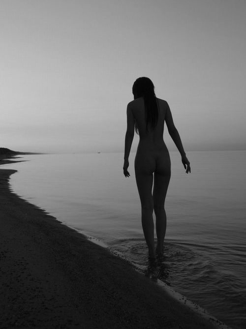 I love skinny-dipping at dawn