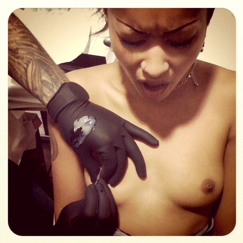 piercednipples:  Skin Diamond  love this she is getting nipple microdermals!