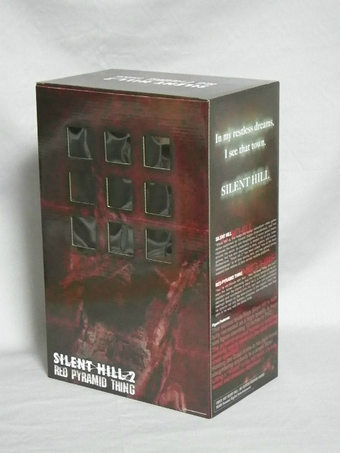 silenthaven:  The packaging for the Pyramid Head statue created by Gecco looks absolutely amazing and that’s because it was designed by Team Silent’s own Art Director Masahiro Ito. The box really brings out a lot of aspects from Silent Hill 2 like