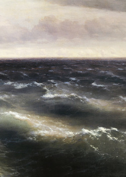 sophistae:  Ivan Aivazovsky, The Black Sea (detail), 1881 