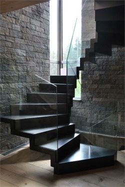 justthedesign:  Staircase Contrast Materials