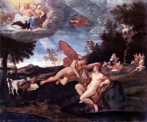 necspenecmetu: Francesco Albani, Mercury and Apollo, c. 1623-5