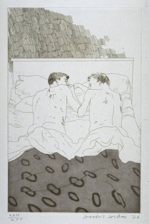 Porn Pics David Hockney, Two Boys Aged 23 or 24, 1966