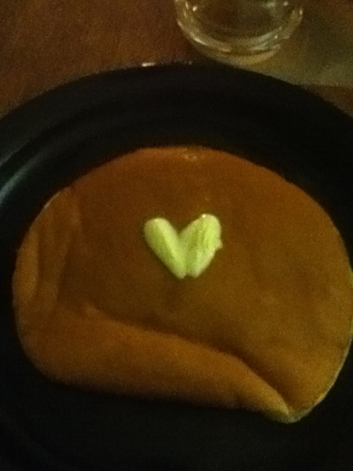 look at this beauty  And has a little butter heart that was totally unintentional (the fold was an accident too)  It also has nuts  //happy tears