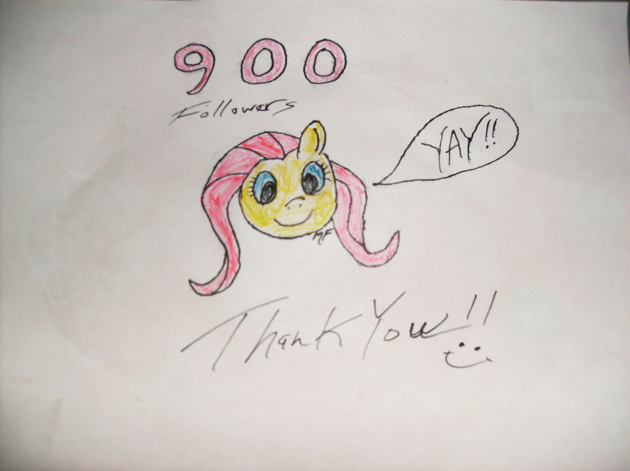 madame-fluttershy:  My 1st actual real attempt at pony art. It’s bad I know &gt;.&lt;