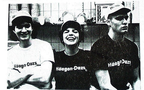 Henry Rollins 1981 worked at Haagen-Dazs in Georgetown before joining Black Flag