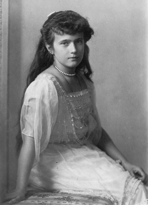 Grand Duchess Anastasia Nikolaevna of Russia Anastasia was the youngest daughter of Tsar Nicholas I