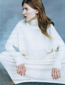 &ldquo;Frostface&rdquo; Vogue Russia November 2002 Tetyana Brazhnyk by Ewa-Marie Rundqvist 