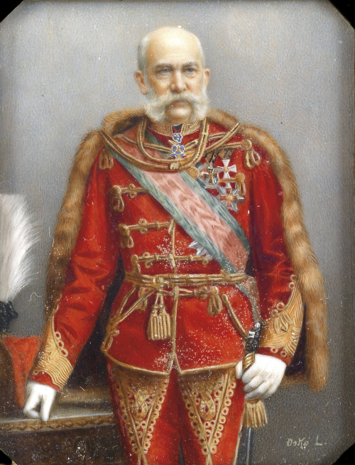 carolathhabsburg:Portrait of an old Kaiser Franz Josef of Austria.By Osko Lajos.