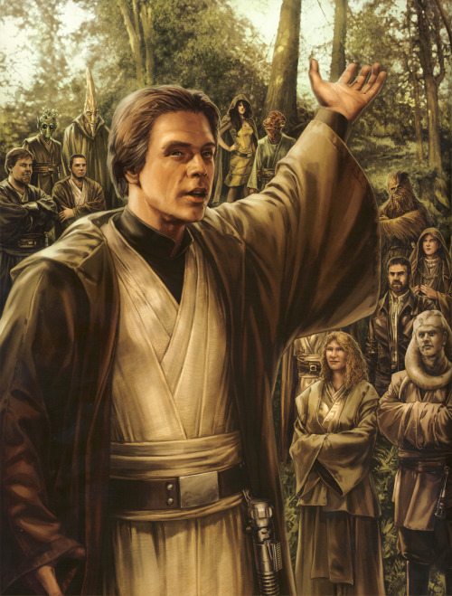 Luke Skywalker, Grand Master of the New Jedi Order.
