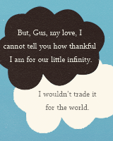 booksdirect:  Quotes from The Fault in Our Stars by John Green. 