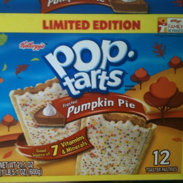 How fucking epic is this. #poptarts #pumpkinpie #yes #foodporn