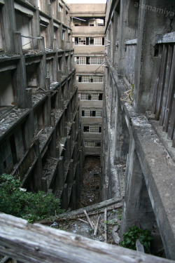  Hashima Island also known as &lsquo;Battleship Island&rsquo; was populated from 1887 to 1974 as a coal mining facility. The island features many abandoned and undisturbed concrete apartment buildings as well as a surrounding sea wall. It is one of