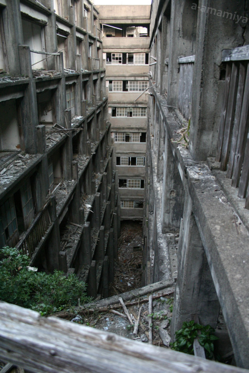  Hashima Island also known as ‘Battleship Island’ was populated from 1887 to 1974 as a coal mining facility. The island features many abandoned and undisturbed concrete apartment buildings as well as a surrounding sea wall. It is one of